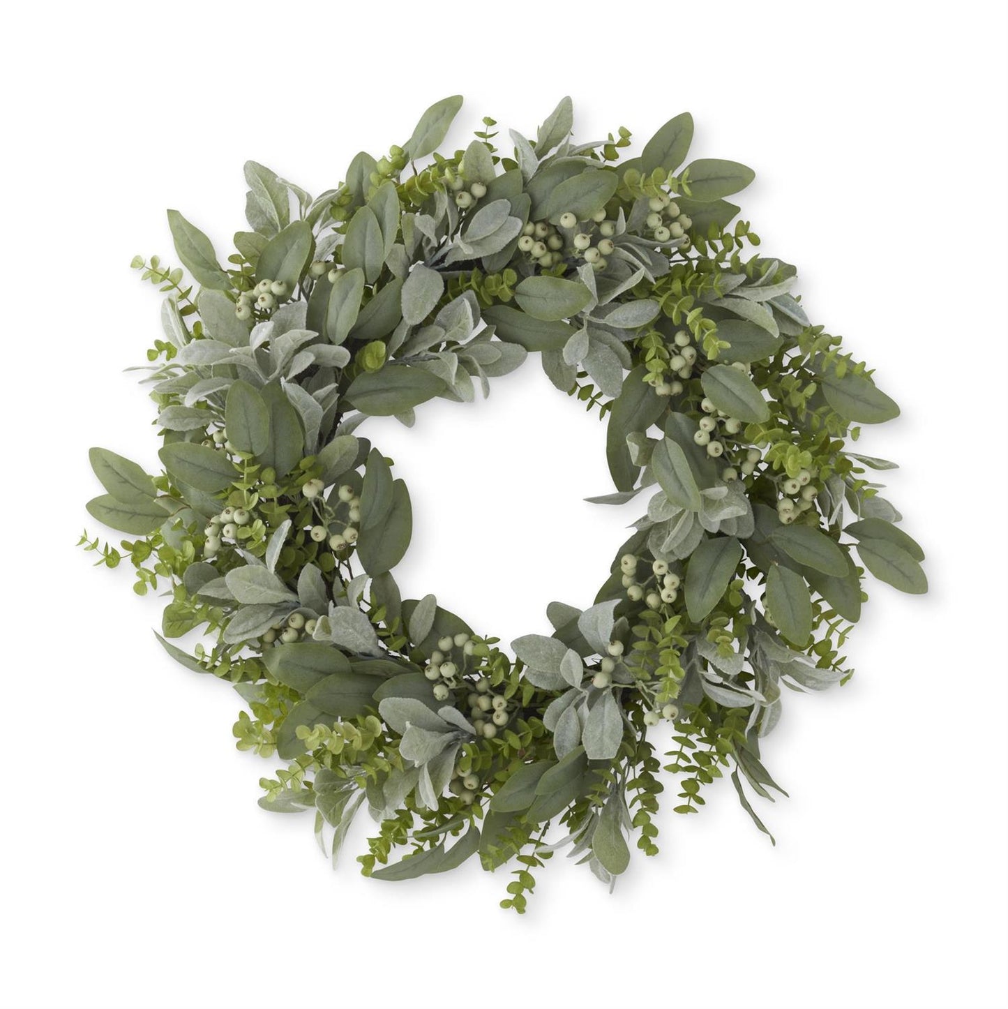 Mixed Green Foliage w/Berries Wreath, 30" - POWELL PICK-UP ONLY
