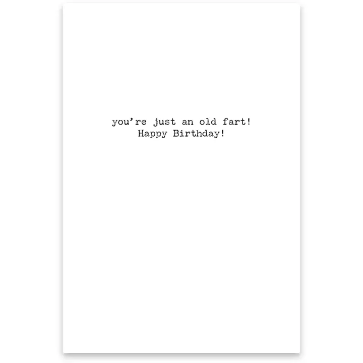 Old Fart Greeting Card