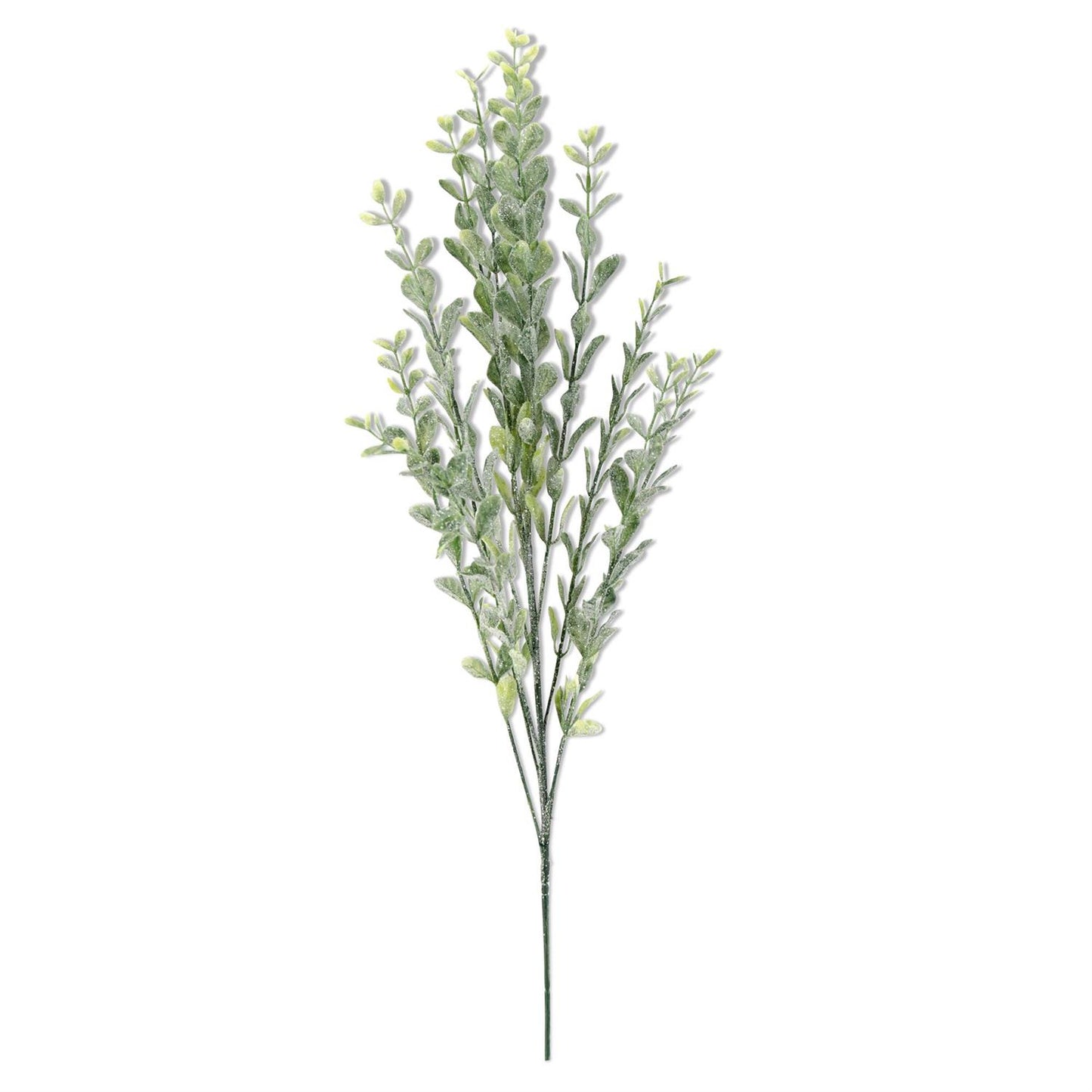 Glittered Green Laurel Leaf Bush, 24"