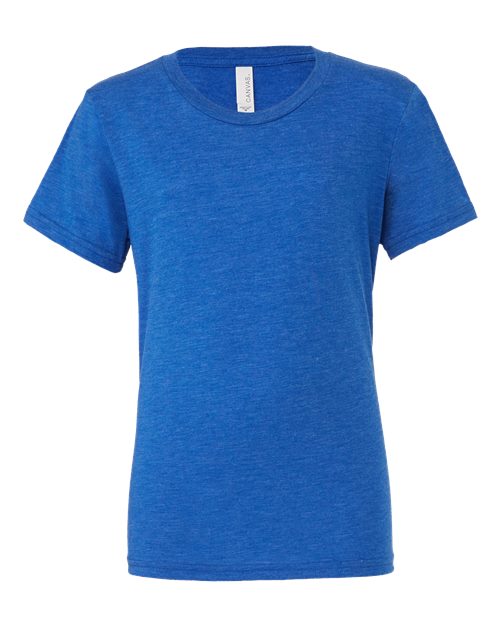 Bella + Canvas Tribled Tee, True Royal