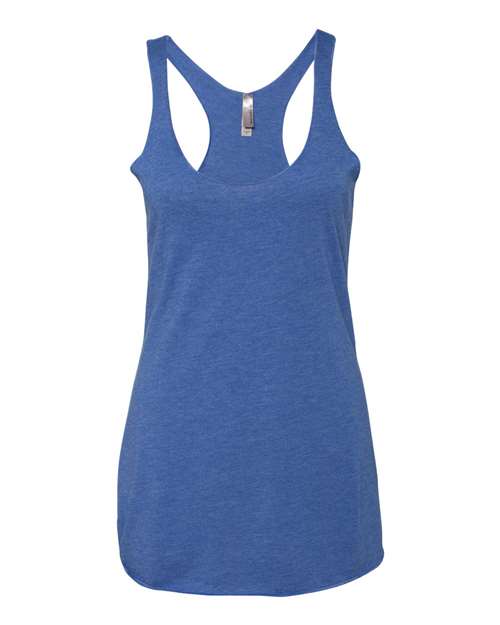 Next Level - Women's Trebled Racerback Tank, Vintage Royal
