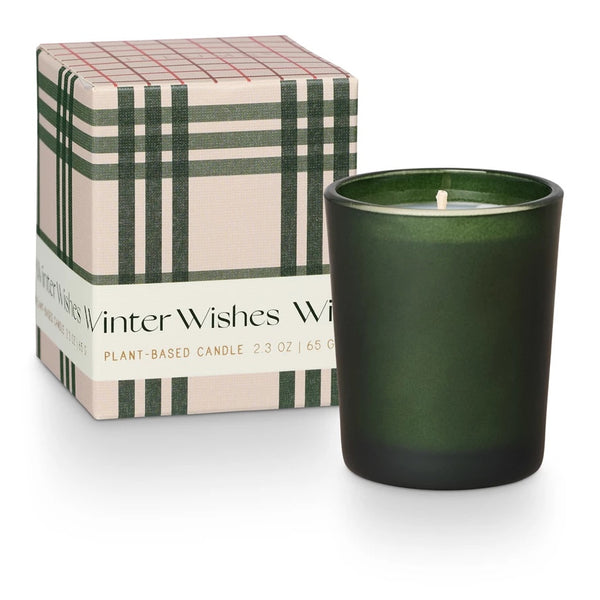 Balsam & Cedar Winter Wishes Boxed Votive Candle