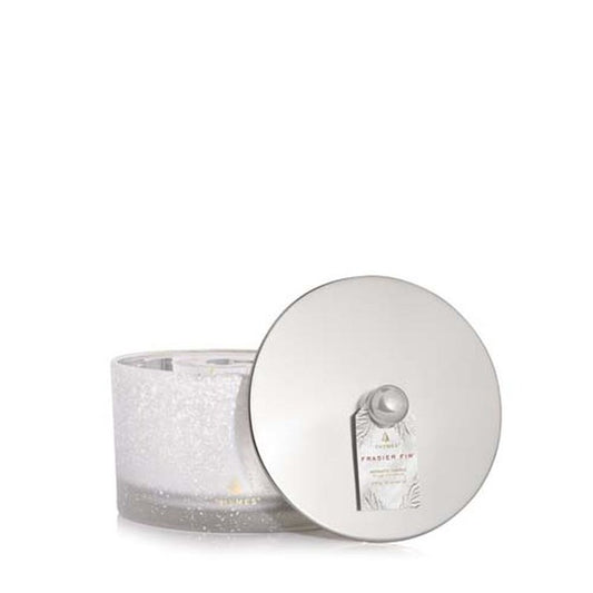 Frasier Fir Large Flocked 3-Wick Candle