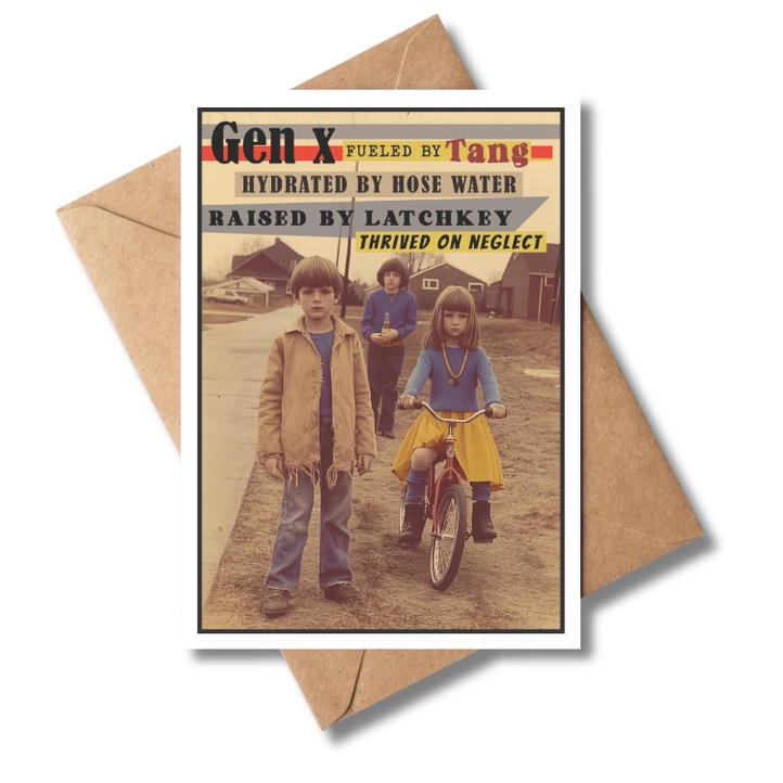 Gen Ex Birthday Greeting Card