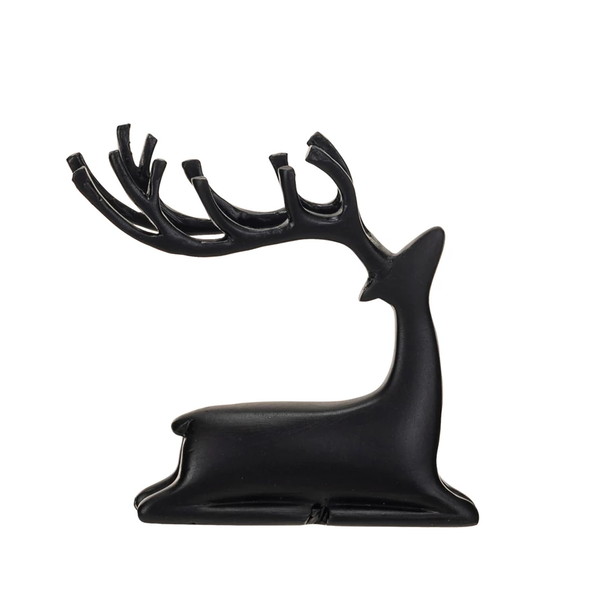 Sitting Reindeer, Black