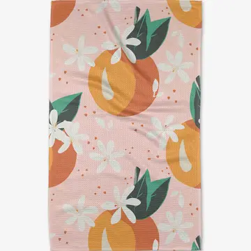 Just Peachy Kitchen Tea Towel