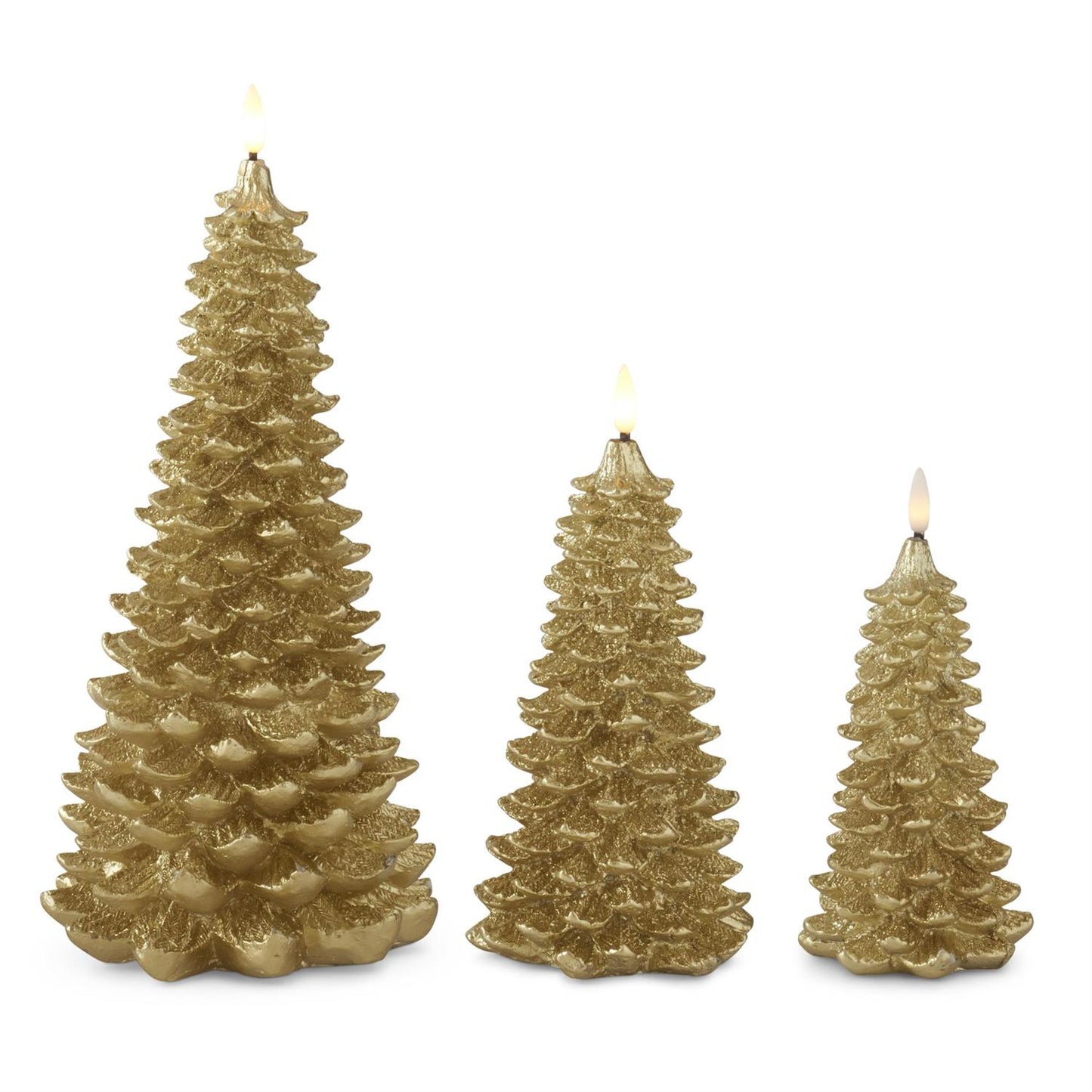 Gold LED Christmas Tree Candle -POWELL PICK-UP