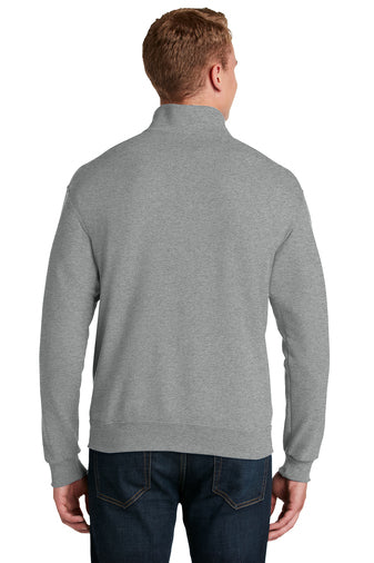 Jerzees - NuBlend 1/4 Zip Cadet Collar Sweatshirt, Oxford