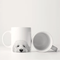 Peeking Doodle Mug