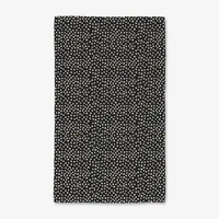 Dotty Black Luxe Hand Towel