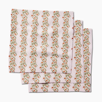 Floral Fall Stripe Dishcloth Set