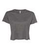 Next Level - Women's Crop, Charcoal