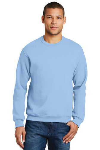 Jerzees - Crewneck Sweatshirt, Light Blue