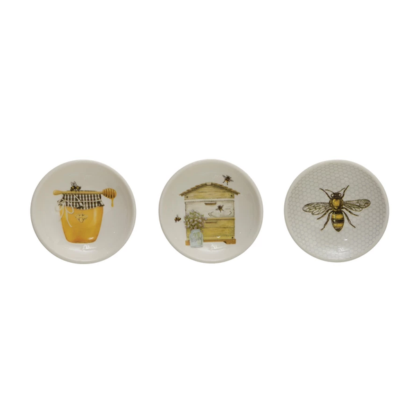 Bees and Honey Dish, 3 Styles