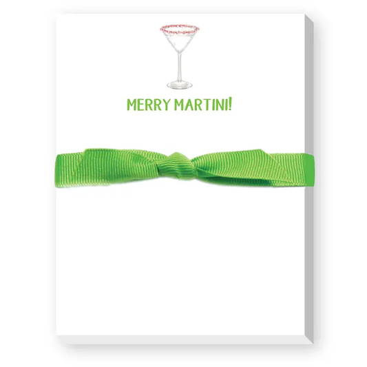 Merry Martini Holiday Mini Notepad