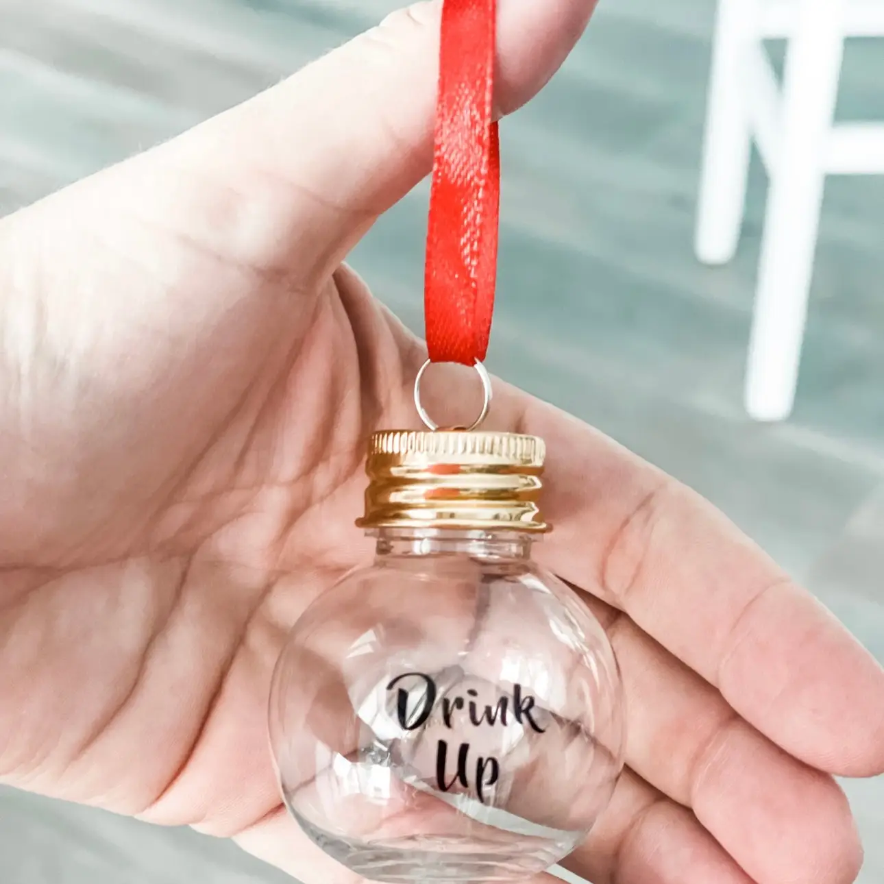 "Drink Up" Shot Ornament