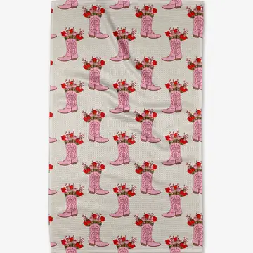 Cowgirl Boots Kitchen Towel