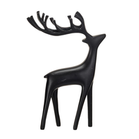 Standing Reindeer, Black