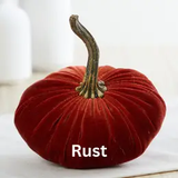 Handmade Velvet Pumpkin, Small