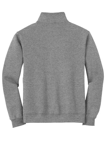 Jerzees - NuBlend 1/4 Zip Cadet Collar Sweatshirt, Oxford