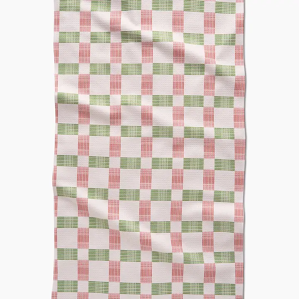Merry and Plaid Tea Towel