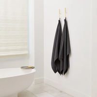 Charcoal Waffle Bath Towel