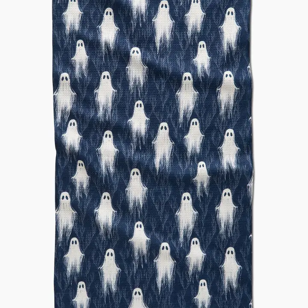 Ghosting Around Tea Towel
