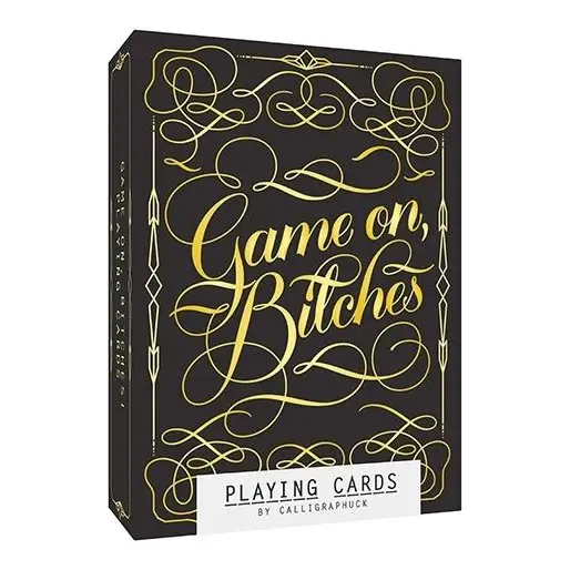 Game On, Bitches - playing cards