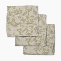 Dotted Floral Garden Dishcloth Set
