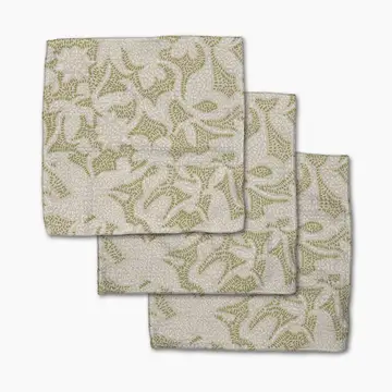 Dotted Floral Garden Dishcloth Set