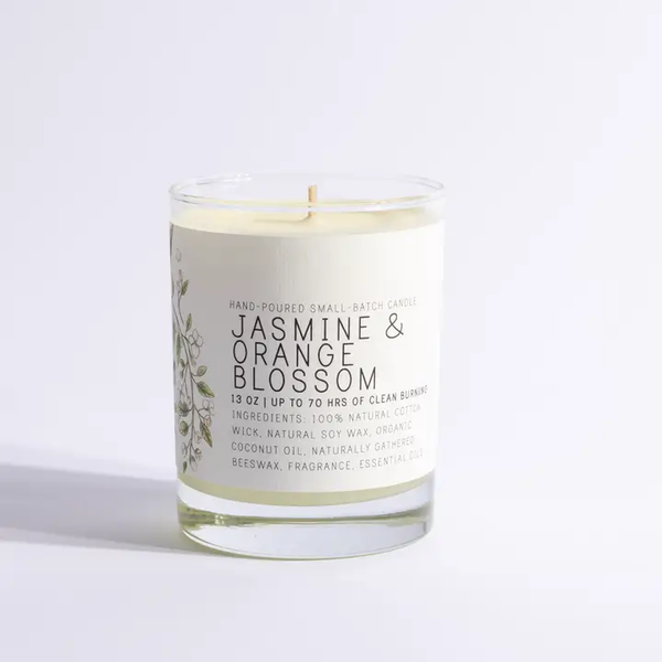 Jasmine and Orange Blossom Candle, 13oz