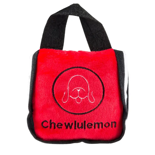 Chewlulemon Tate Bag Squeaker Dog Toy