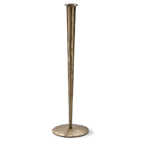 Forged Taper Holder Tall - Antique Gold