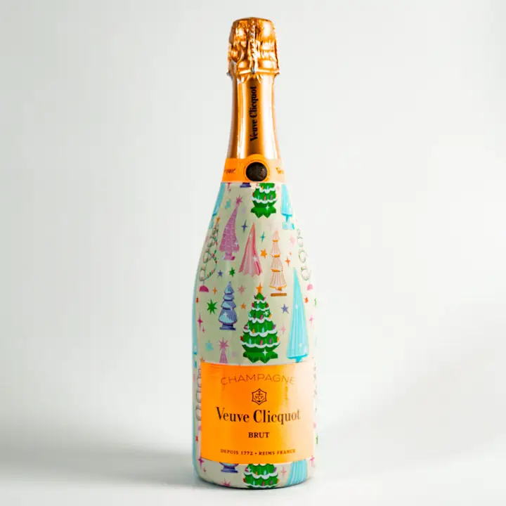 Beau Bottles Timeless Christmas Trees- Champagne Collection