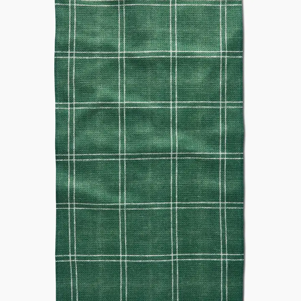 Pine forest Plaid Tea Towel
