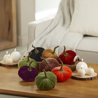 Handmade Velvet Pumpkin, Small
