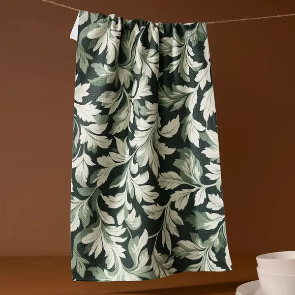 Classic Foliage Tea Towel