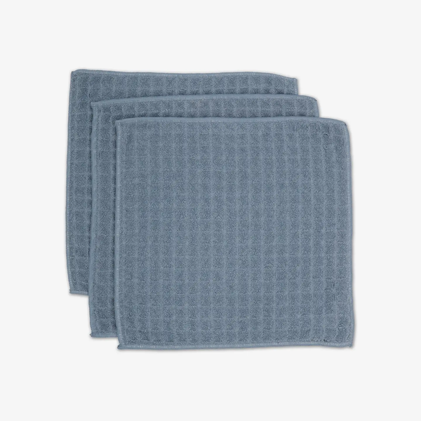 Sky Waffle Washcloth Set