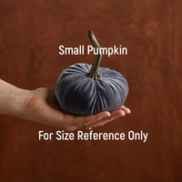 Handmade Velvet Pumpkin, Small