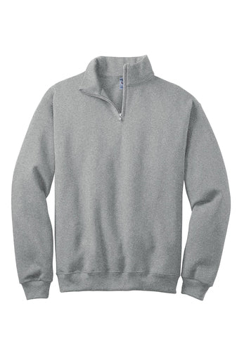 Jerzees - NuBlend 1/4 Zip Cadet Collar Sweatshirt, Oxford