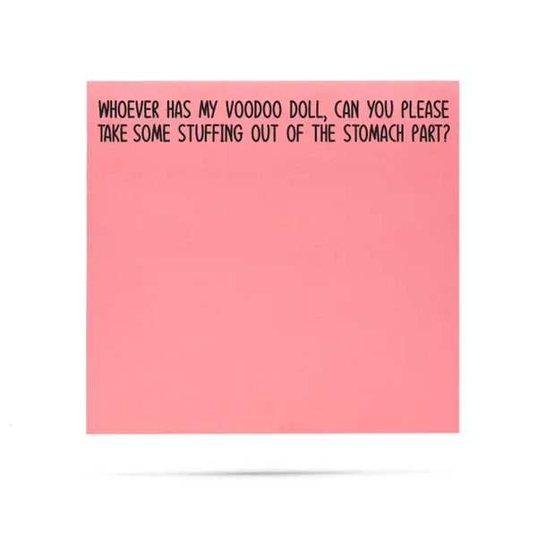 Whoever Has My Voodoo Doo / Sticky Notes