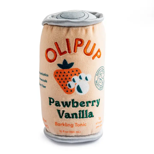 Olipup - Pawberry Vanilla,  Squeaker Dog Toy