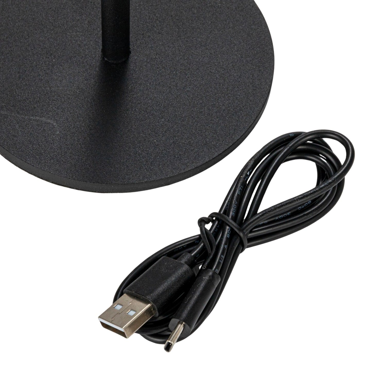 Metal LED Rechargeable Table Lamp w/ Touch Sensor