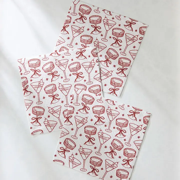 soiree dishcloth set