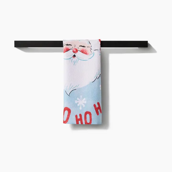 Merry Santa Claus Tea Towel