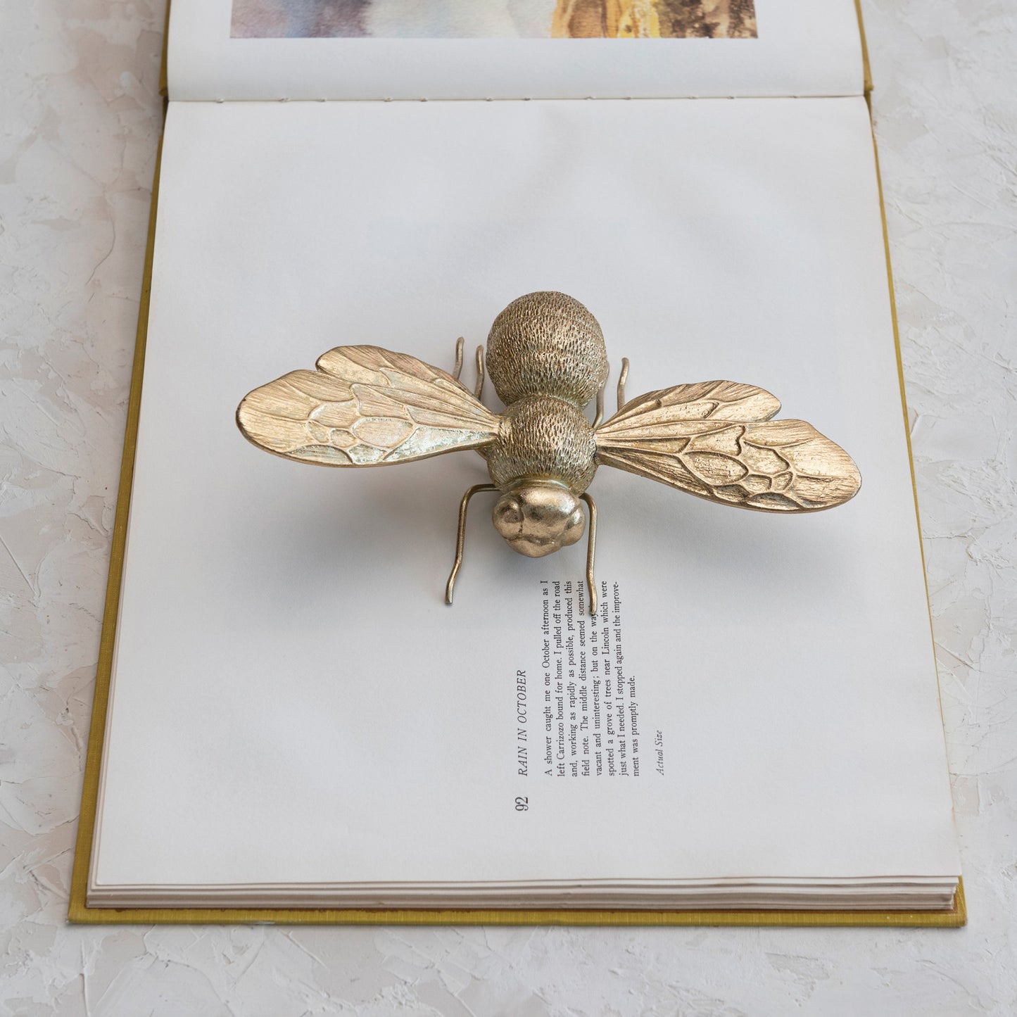 Bee, Gold Finish