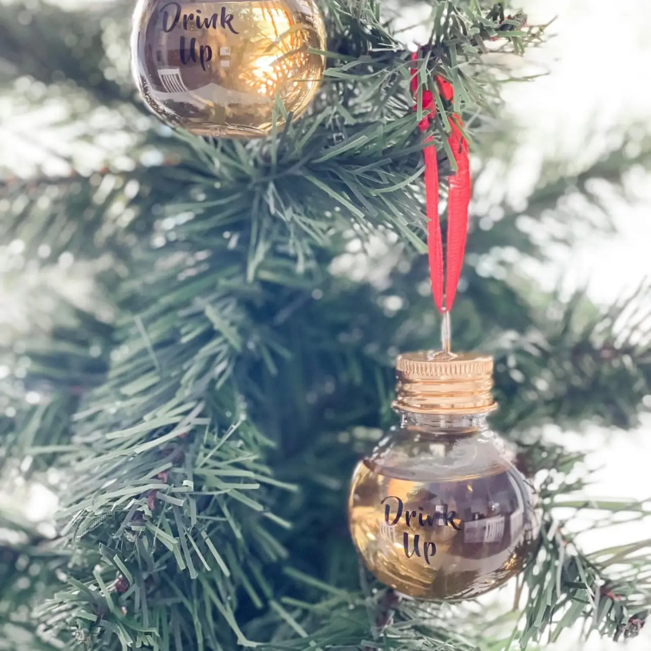 "Drink Up" Shot Ornament