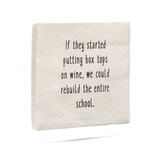 If They Started Putting Box Tops On Wine Cocktail Napkins