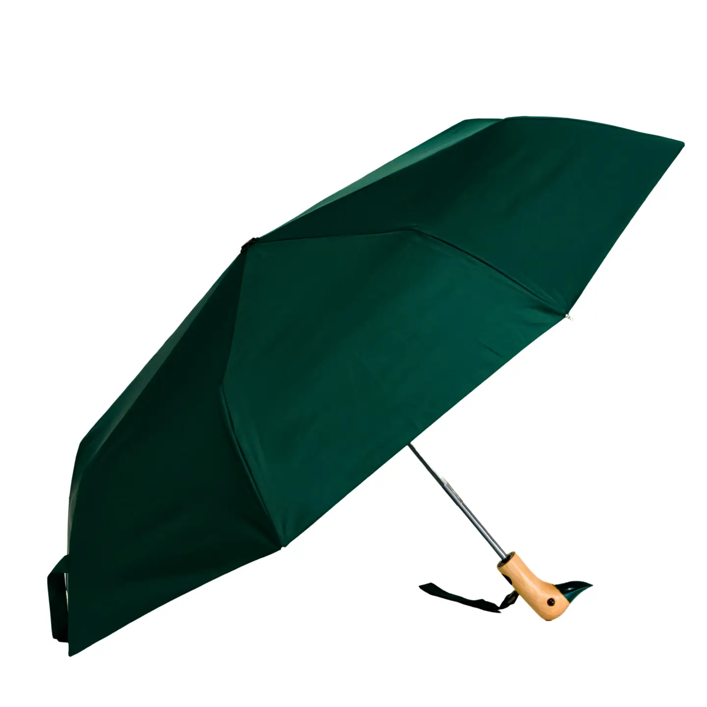 Forrest Green Compact Eco-Friendly Wind Resistant Duck head Umbrella