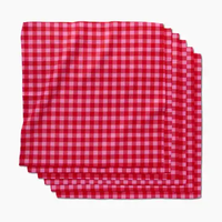 Cherry Gingham Dinner Napkin Set